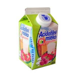 Obrázek k článku Mlékárenský výrobek roku 2012 – Acidofilní mléko jahoda a malina 