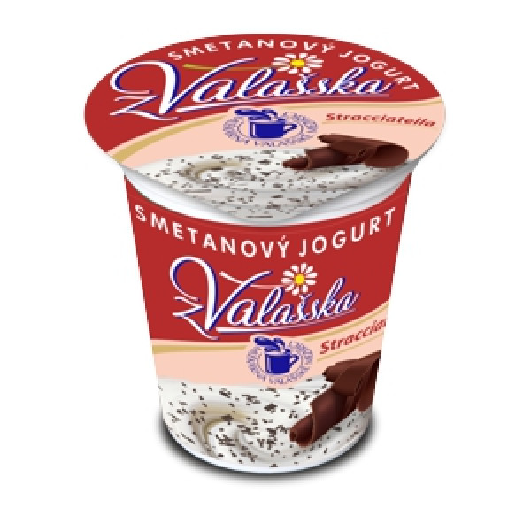 Smetanový jogurt z Valašska stracciatella